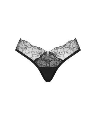 Трусики Obsessive Bella Rou panties M/L черные