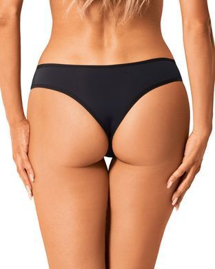 Трусики Obsessive Bella Rou panties M/L черные