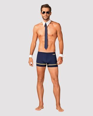 Мужской эротический костюм пилота Obsessive Pilotman set L/XL