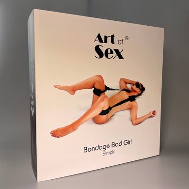 БДСМ набор для фиксации Art of Sex - BDSM Bondage Bad Girl Simple - фото