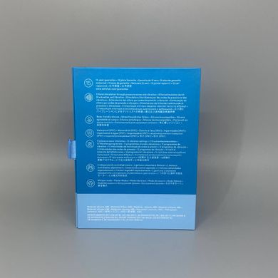 Вакуумный клиторальный вибростимулятор Satisfyer Pro To Go 3 Blue - фото