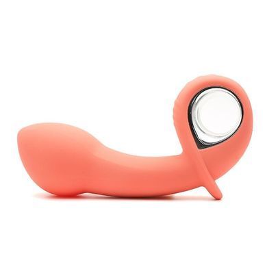 Надувна анальна пробка з вібрацією KissToy Klein Orange 4,8 см - фото