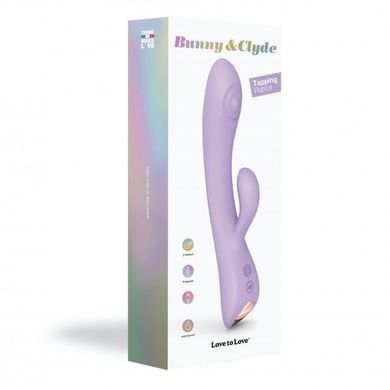 Вібратор-кролик із точковим масажем точки G Love To Love Bunny&Clyde Viva Mauve - фото