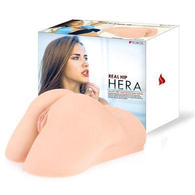 Мастурбатор напівторс вагіна та анус Kokos Hera Hip Real - фото