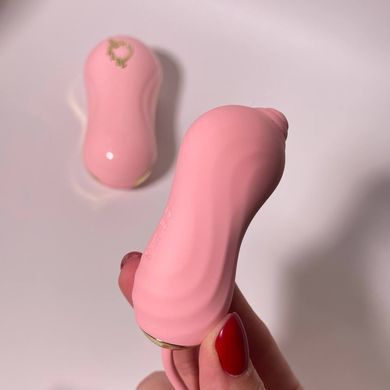 Набір 2в1 Zalo UNICORN Set PINK - віброяйце + вакуумний стимулятор - фото