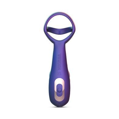 Анальные вибробусы с эрекционным кольцом Hueman Stellar Force Anal Beads with Cockring - фото