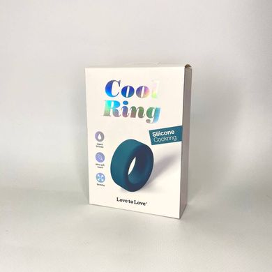 Эрекционное кольцо Love To Love COOL RING TEAL ME - фото