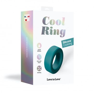 Ерекційне кільце Love To Love COOL RING TEAL ME - фото