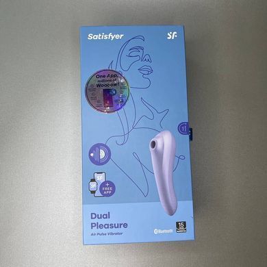 Вакуумний смарт-стимулятор клітора 2-в-1 Satisfyer Dual Pleasure mauve - фото