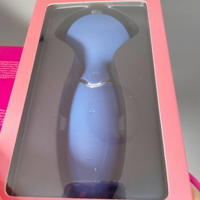 Satisfyer Mini Wand-er Blue - мини-вибромассажер - фото