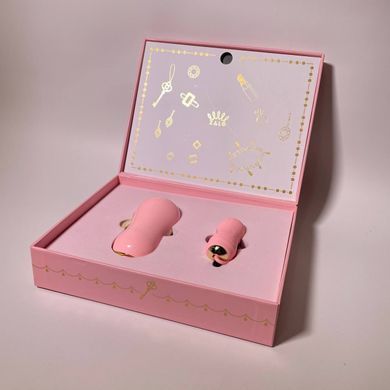 Набір 2в1 Zalo UNICORN Set PINK - віброяйце + вакуумний стимулятор - фото