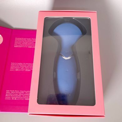 Satisfyer Mini Wand-er Blue - мини-вибромассажер - фото