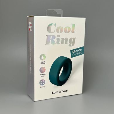 Ерекційне кільце Love To Love COOL RING TEAL ME - фото