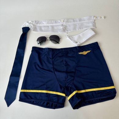 Мужской эротический костюм пилота Obsessive Pilotman set L/XL