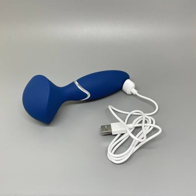 Satisfyer Mini Wand-er Blue - мини-вибромассажер - фото