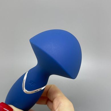 Satisfyer Mini Wand-er Blue - мини-вибромассажер - фото
