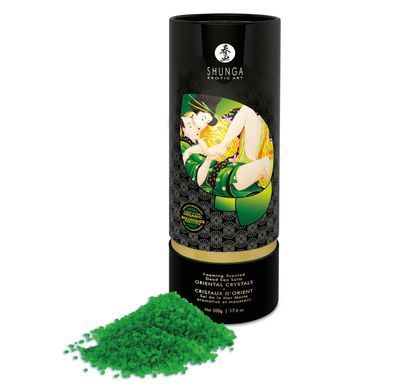 Сіль для ванни з афродизіаком Shunga Oriental квітка лотоса 500 г - фото