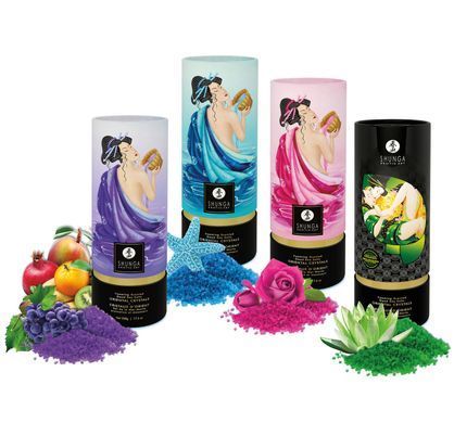 Сіль для ванни з афродизіаком Shunga Oriental квітка лотоса 500 г - фото