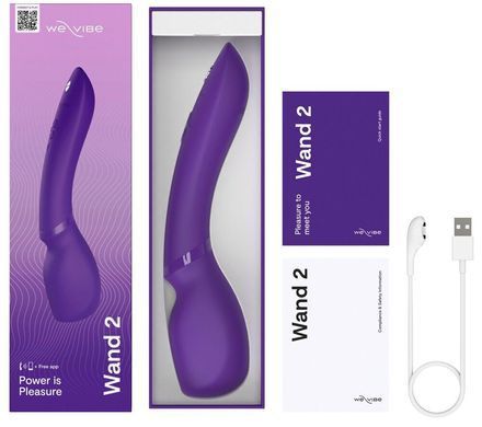 Смарт-вібромасажер We-Vibe Wand 2 Purple - фото