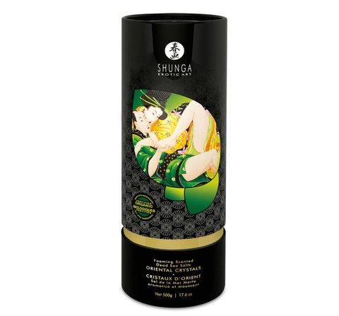 Соль для ванны с афродизиаком Shunga Oriental цветок лотоса 500 г - фото