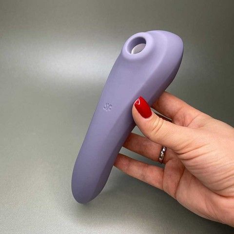 Вакуумний смарт-стимулятор клітора 2-в-1 Satisfyer Dual Pleasure mauve - фото