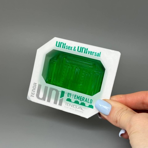 Міні-мастурбатор TENGA Tenga UNI Emerald - фото