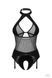 Еротичне боді Obsessive Dominna crotchless teddy S/M