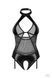 Еротичне боді Obsessive Dominna crotchless teddy S/M