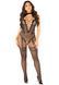 Бодистокинг Leg Avenue Crotchless Bodystocking with Heart OS Black - фото товара