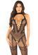 Бодистокинг Leg Avenue Crotchless Bodystocking with Heart OS Black - фото товара
