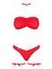 Новогодний эротический костюм Obsessive Kissmas Set S/M