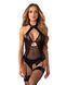 Еротичне боді Obsessive Dominna crotchless teddy S/M