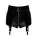 Шорты женские Noir Handmade F325 Glam suspender wetlook and vinyl shorts S