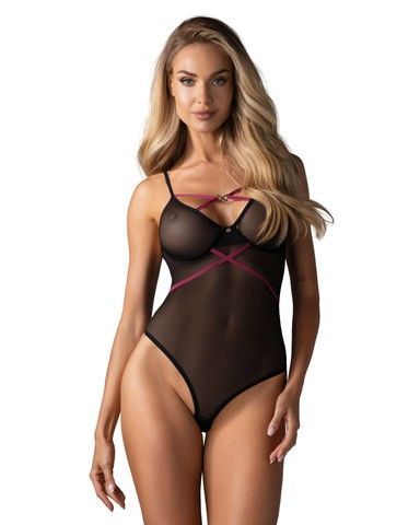 Эротическое боди Obsessive Novenes teddy XS/S