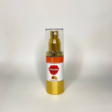 Разогревающее массажное масло с феромонами MAI PHEROMON MASSAGE OIL манго 30 мл (без упаковки) - фото