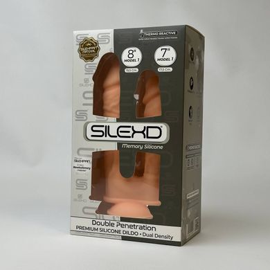 Фаллоимитатор двойной SilexD Double Gusto Flesh Model 1 (17,5 см и 19,5 см) - фото