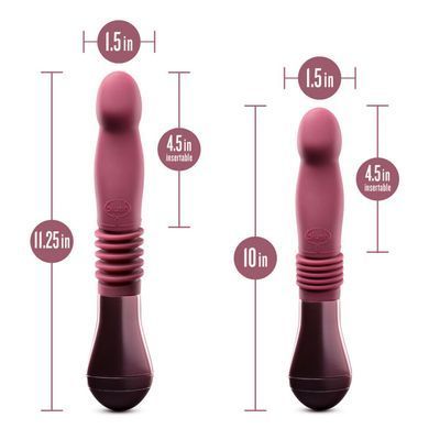 Пульсатор Temptasia by Blush Trixie Thrusting Dildo Wine Red - фото