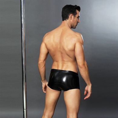 Эротические мужские лаковые трусы со шнуровкой JSY One Size Black