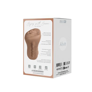 Мастурбатор вагіна Alive Emma Super Realistic Masturbator M Caramel - фото