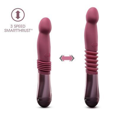 Пульсатор Temptasia by Blush Trixie Thrusting Dildo Wine Red - фото