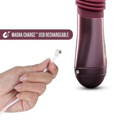 Пульсатор Temptasia by Blush Trixie Thrusting Dildo Wine Red - фото