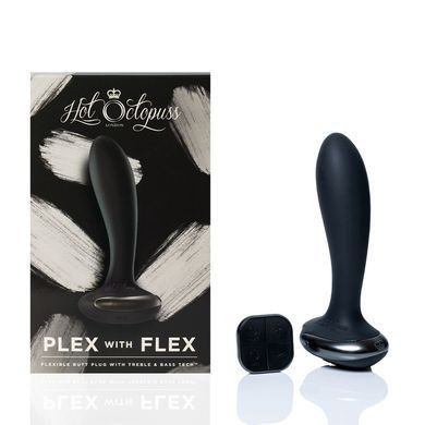 Анальная вибропробка Hot Octopuss PleX with flex 3 см - фото