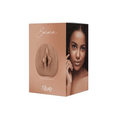 Мастурбатор вагіна Alive Emma Super Realistic Masturbator M Caramel - фото