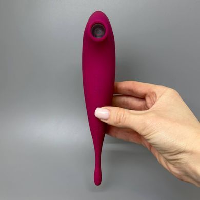 Satisfyer Twirling Pro+ dark red - вакуумний смарт-вібратор  - фото