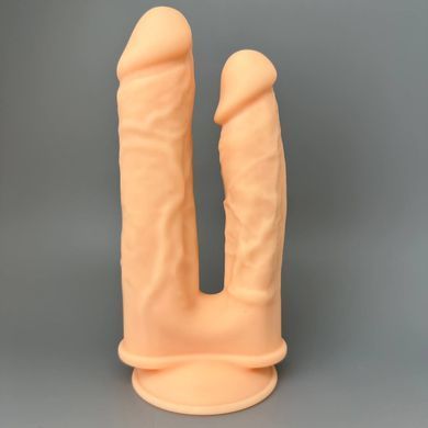 Фаллоимитатор двойной SilexD Double Gusto Flesh Model 1 (17,5 см и 19,5 см) - фото