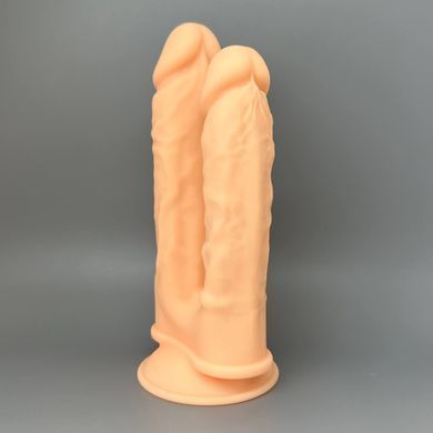 Фаллоимитатор двойной SilexD Double Gusto Flesh Model 1 (17,5 см и 19,5 см) - фото