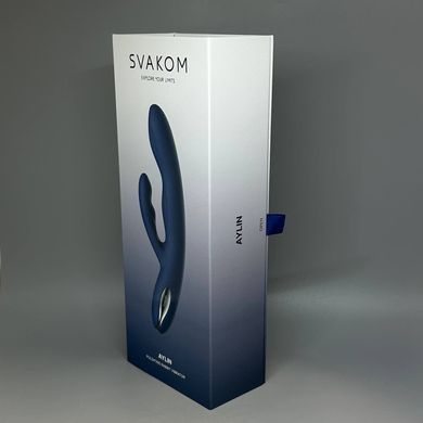 Svakom Aylin Dark Blue - вибратор-кролик с точечным массажем точки G - фото