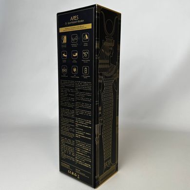 Смарт вибратор-кролик с подогревом Zalo Ares Obsidian Black черный - фото