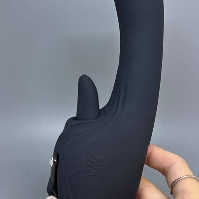 Смарт вибратор-кролик с подогревом Zalo Ares Obsidian Black черный - фото