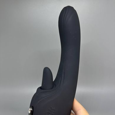 Смарт вибратор-кролик с подогревом Zalo Ares Obsidian Black черный - фото
